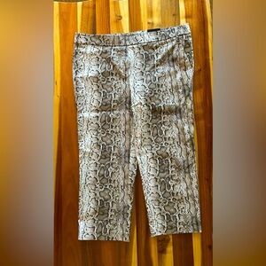 Jules and Leopold snake skin capris pants from Melanie Lynn